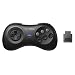 8Bitdo M30 2.4G Wireless Controller Gamepad for The Original Sega Genesis and Sega Mega Drive-Black (2.4G Version)