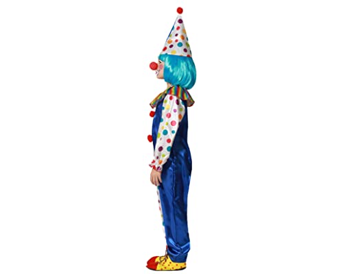 Disfraz De Payaso Bebé Atosa | Traje Morado Con Corbata Y Pantalón | Talla 6-12 Meses, Perfecto Para Halloween Y Fiestas De Disfraces