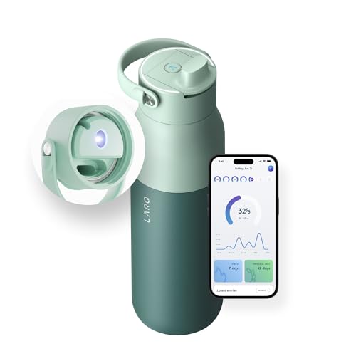 LARQ Bottle PureVis 2 23 oz - UV Water Purifier...
