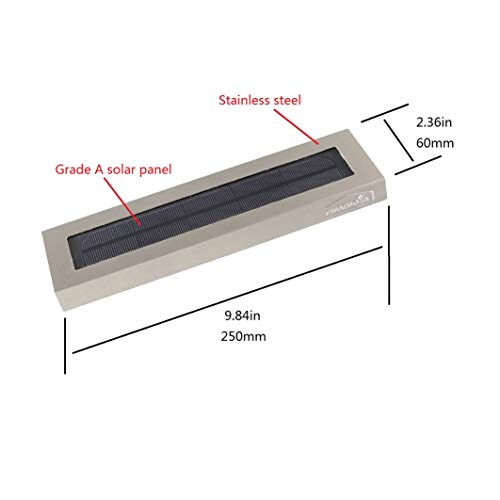 Solar Lights Outdoor for House Numbers - Outdoor Solar Light for Address Sign Plate - Wall Light for Home,Garden and Yard