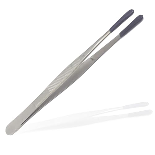 PRECISE CANADA: BEAD TWEEZERS STAINLESS STEEL PVC COATED TIP