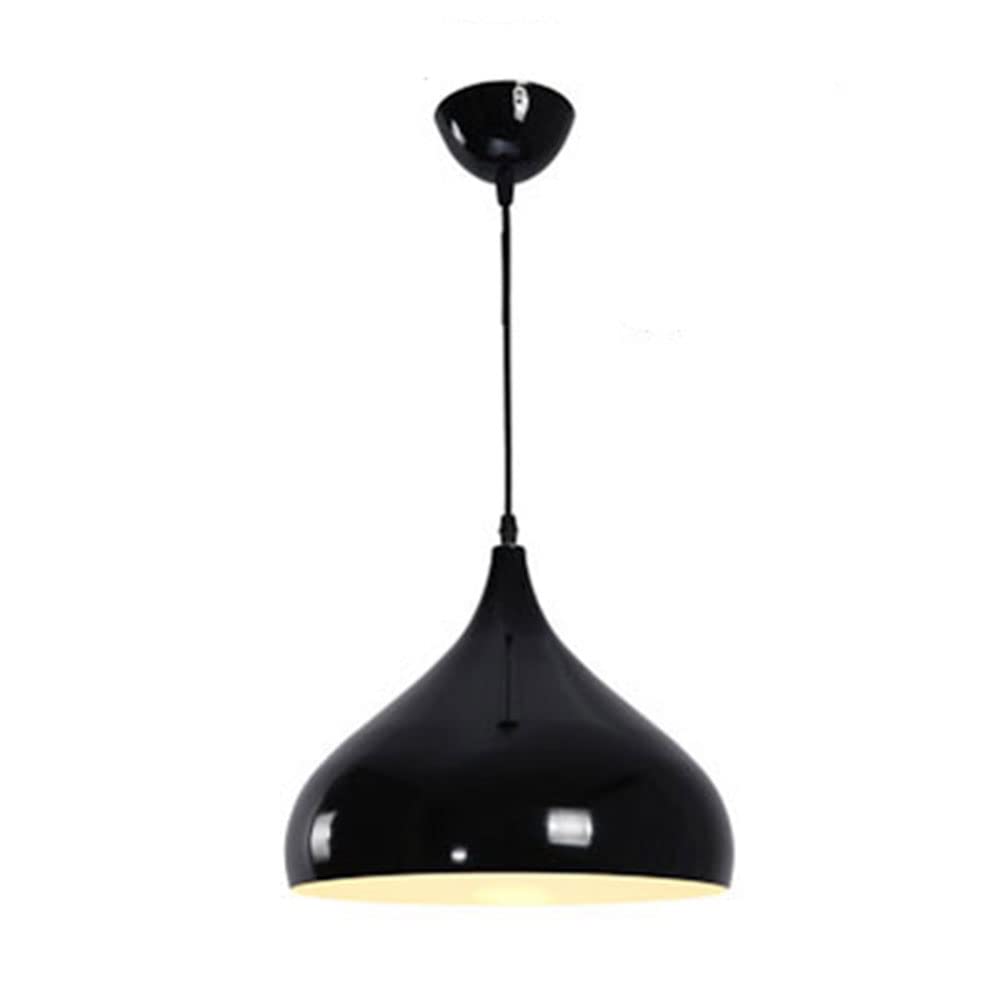Suspension lustre lumière de style nordique lanterne métal LED