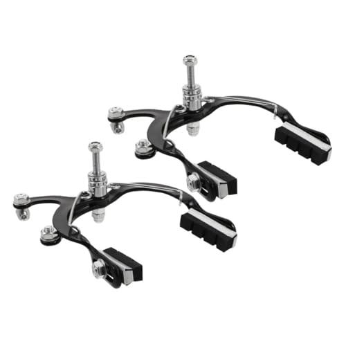 GOOHOCHY 2Pcs Bike Brake Caliper Durable Construction Easy Installation Design for City Commuting Travel Enhanced Safety for All Cycling Needs