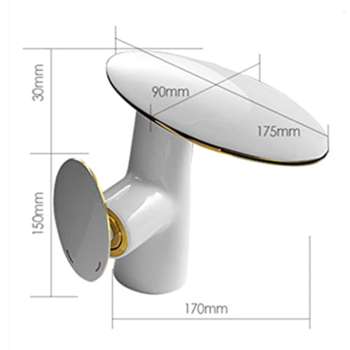Robinet cascade salle de bain mitigeur noir mat pour vasque moderne