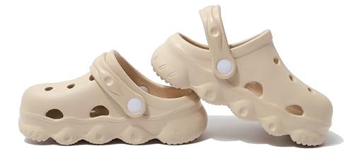 Image of INMINPIN Kids Cute Clogs Cartoon Garden Shoes Boys Girls Slides Slippers Indoor Outdoor Children Water Shower Beach Pool Sandals