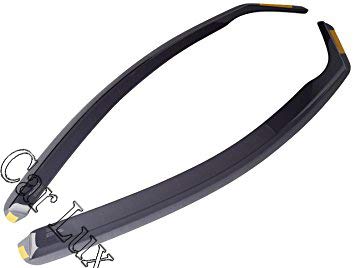 Car Lux AR00022 – Deflettori di vento Derivabiriso, kit di 2 pezzi, per Fiorino dal 2008