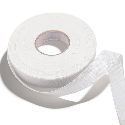 SNSYGN Bande d'ourlet à chevrons - 10 m - Pour couture - Déroulée - Renfort - Doublure - Pour ourlet étroit, ourlet roulé, ourlet incurvé