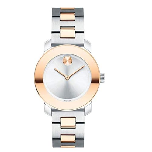 Movado Bold Analog Silver Dial Womens Watch-3600464 (B07M9V3MR6) Amazon Price History, Amazon Price Tracker