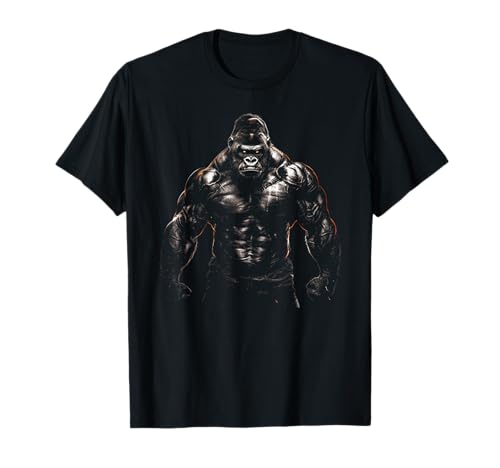 Gorilla Affe Gym Wear Bodybuilding Workout Motivation T-Shirt Gorilla Affe Gym Wear Bodybuilding Workout Motivation T-Shirt