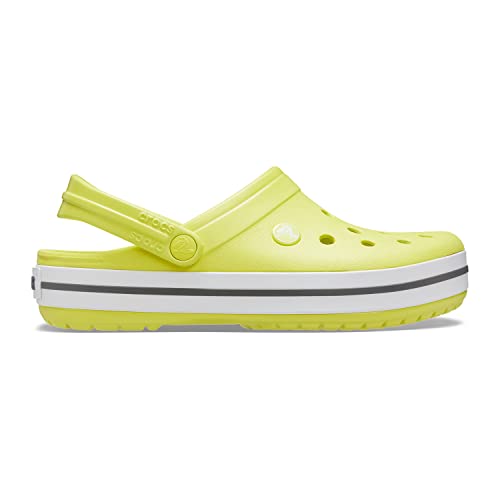Image of Crocs Unisex Men's and Women's Crocband Clog, Citrus, 14 US