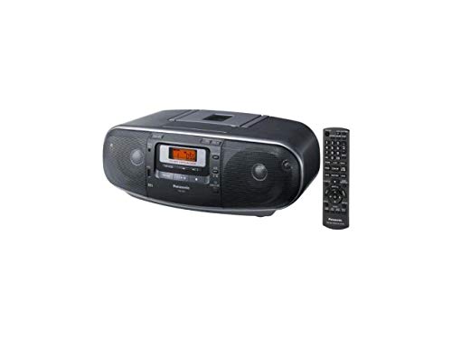 Panasonic RX-D55GC-K Boombox - High Power Portable Stereo AM/FM Radio, MP3 CD, Tape