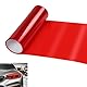 Huybaa 1 Rolle Scheinwerferfolie, Auto Tönungsfolie para Faros(Rot), Schutz,selbstklebend,transparent,zuschneidbar,getöntes Vinyl,Nebelscheinwerfer,30cm X 120cm