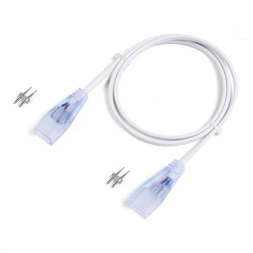 Image of Yescom BiLume 2700K 5-Set 3ft 2-pin Neon Rope Light Connector Jumper Cable