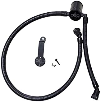 J&L Oil Separator Co. Oil Separator 3.0 Compatible with 2018-2023 3.6L Wrangler JL, 2020-2023 Gladiator Driver Side (Black)