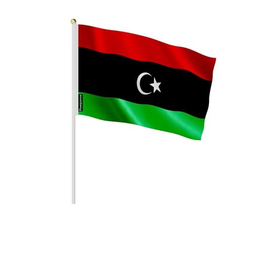 Mini drapeau Libye pack de 50 pour décorer un grand rassemblement