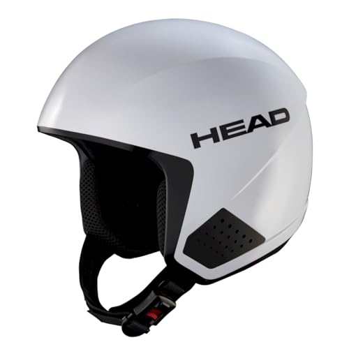 HEAD Downforce - Casco de esquí y nieve para hombre, color blanco, talla XS, color blanco