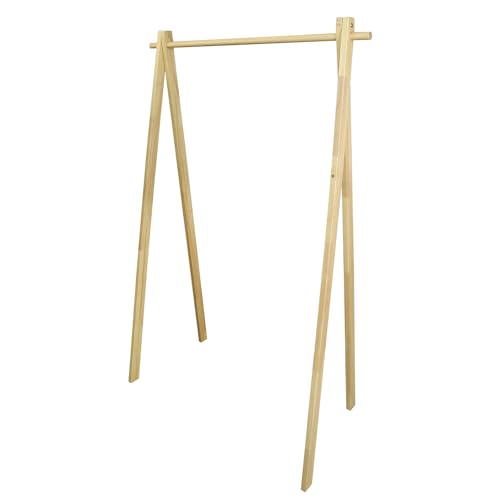 Casual Home 177-20 Solid Wood No Tool Assembly Collapsible Aesthetic Clothing Garment Rack thumb #4