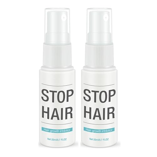 TXRDONY Hair Inhibitor Moisturizing Hair Growth Inhibitor for Face Body Arm Legs Painless Non-Irritating Stop Hair Growth on Face Stop Facial Hair Growth Women (2PCS)