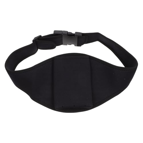 GALPADA Mic Belt Microphone Holder Pouch Adjustable Waist Carrier for Fitness Instructors Stylish Protective Pouch for Gym Dance and Classes