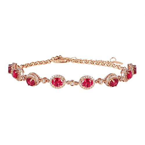 Bracelet Feng Shui rubis et diamants pour sublimer vos tenues de soirée