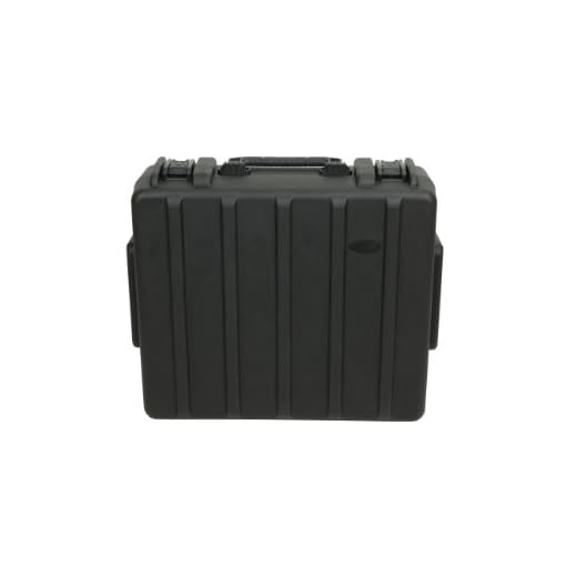 SKB 1R2723-8BW Roto-Molded Case 27 x 23 x 8 Inches with Wheels, Pull Handle for PreSonus 24, A&H Zed-24