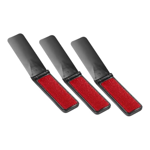 TOVINANNA 3pcs Lint Brushes for Clothes Portable and Travel Fuzz Scraper Hair Removal Tool for Furniture Couch and Pet Hair Cleaning
