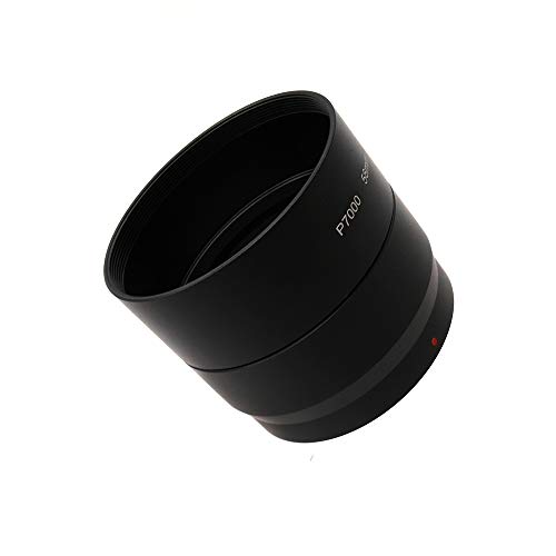 58mm Tubo Adaptador de Lente Anillo Adaptador de Tubo para Cámara Nikon Coolpix P7100 Negro miniatura 3