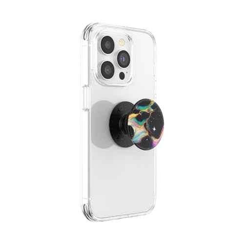 Support PopSockets extensible Electric Oil Slick avec béquille de table intégrée