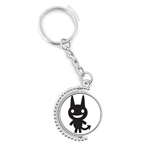 Anillo de la cadena con llavero de Halloween rotativo, el detalle de miedo perfecto