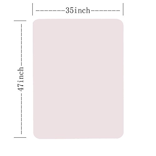 Thickest Chair Mat For Hardwood Floor - 1/8" Thick 47" X 35" Crystal Clear Chair Mat For Hard Floor, Can't Be Used On Carpet Floor #TOP5