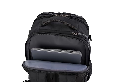 Image of American Tourister Magna Pace | 40 Ltrs | 2 Compartments | Bottle Pocket | Ergonomic Padded Back Panel & Shoulder Straps | Outdoor Laptop Backpack | 1 Year International Warranty | Black