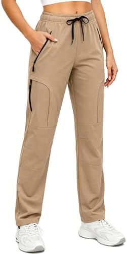 Lzzidou Women's UPF50 Hiking Pants - Lightweight Stretch Cargo Tr...