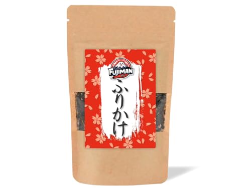 FUJIMAN Furikake Reisgewürz | japanische Gewürzmischung mit Sesam & Nori für Onigiri Sushi & Reis | vegan glutenfrei laktosefrei ohne Geschmacksverstärker (1 x 100 g)