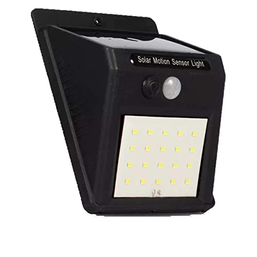 Luminária Solar 30 Leds Arandela com Sensor de Presença Automático Luz Externa de Parede Jardim