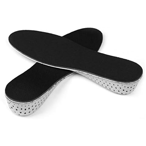Greatangle Men Women Height Increase Height Insoles Memory Foam Shoe Inserts Cushion Lift 2-4cm Pads Antislip grey 3cm Cover