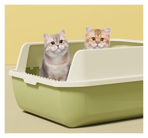 Arenero para Gatos Abierto Grande Antisalpicaduras Fácil Limpieza miniatura 5