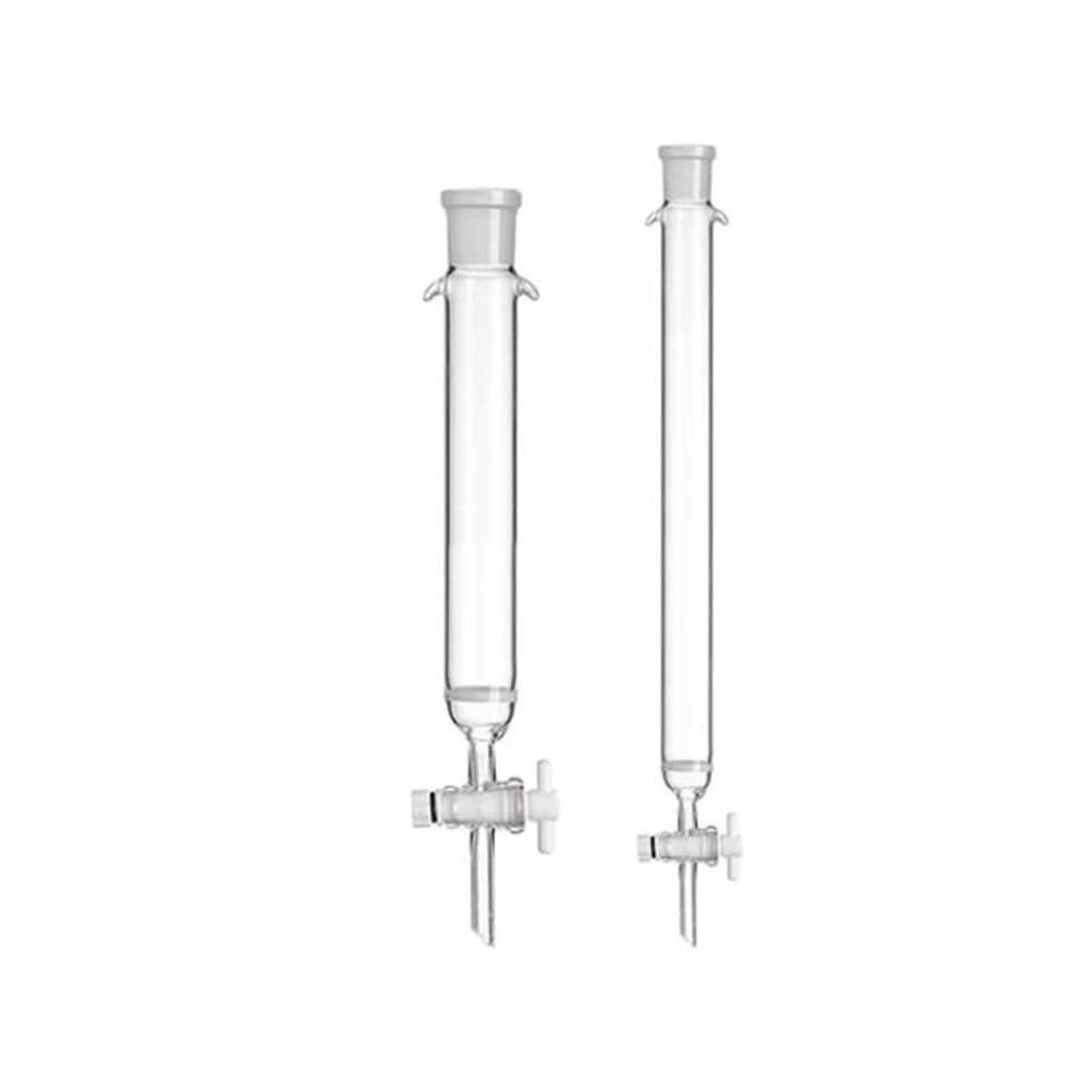 Sprzęt do przyrządów laboratoryjnych 1 szt. Kaliber 24 # kolumna z tłokiem PTFE laboratoryjna kolumna filtracyjna z kolumną rdzenia piaskowego (20 x 300 mm)