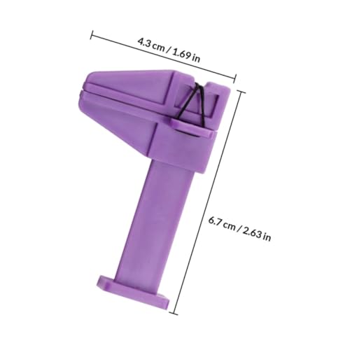 ibasenice 5pcs clip manicura para extensión de uñas miniatura 2