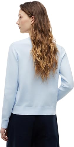Tommy Hilfiger Damen Cardigan Jersey mit Rundhalsausschnitt, Blau (Breezy Blue), XXXL 2