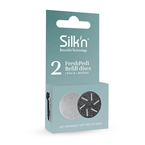 Silk'n FreshPedi Muelas para Quitacallos Eléctrico, Tipos Finas y Medianas