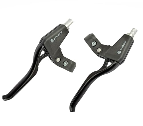 Image of CYBIC Bicycle Brake Lever Set, Alloy Construction, Black,