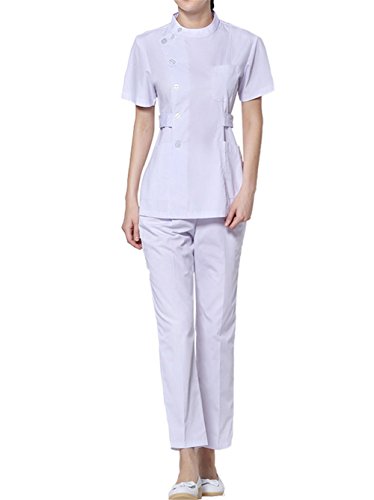 FOHOMA Neutral Medical Scrub Suit 