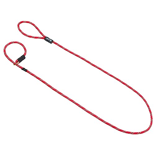 Guia para adestramento 1,8 m vermelho com preto Mec G