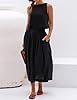 Linen Crop Tank Tops for Women 2025 High Neck Summ... #3