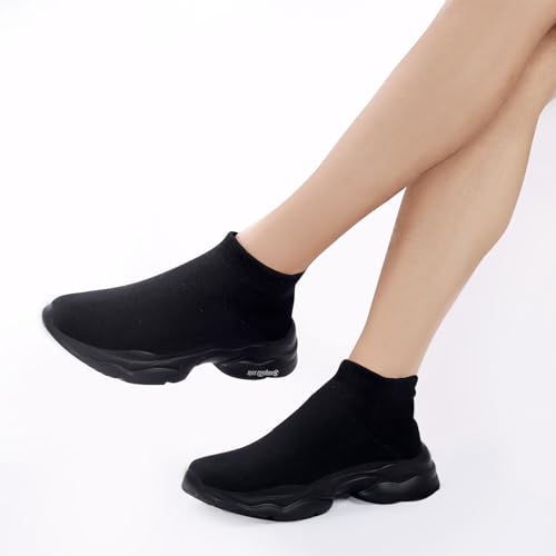 Image of Kraasa High Tops Walking Shoes for Men | Gym Shoes | Lightweight Shoes for Men