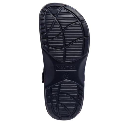 Image of Nautica Kids Clog Sandals - Slip-On Lightweight Water Shoes with Adjustable Heel Strap - Comfortable EVA Slip-Resistant Clogs for Boys & Girls - Toddler & Youth Sizes