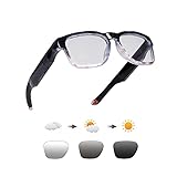 OhO Audio Safety Glasses, Voice Control and Open Ear Style Listen Music and Calls, UV400 Blue Light...