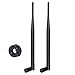 Bingfu 4G LTE Cellular Trail Camera Antenna 5dBi RP-SMA Male Antenna (2-Pack) Compatible with SPYPOINT Link Micro Link Dark Link S Link EVO 4G LTE Cellular Trail Camera Wildlife Game Hunting Camera