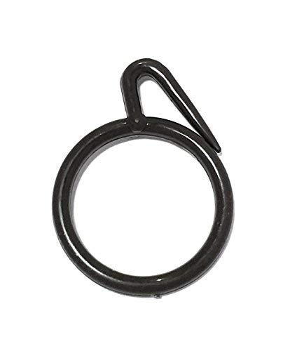 Badri's HEAVY Curtain Rings BROWN 2 inch (50) 1