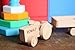 Personalized Wooden TRACTOR, Trailer Toy, WOODEN TOY, Push Toy,Baby Shower Gift, Friend’s Baby, Baptism Gift, CHRISTMAS GIFT
